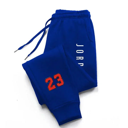 New Autumn/Winter Men's and Women's Sports Pants with Fashionable Letter Prints Casual and Stylish Athletic Trousers for Adults.