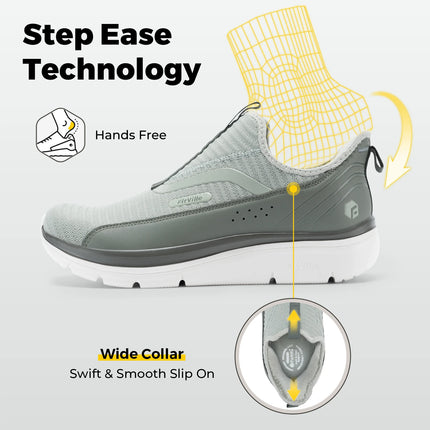Fitville Wide Men's Shoes Fitness Walking Shoes Lightweight Breathable For Outdoor Casual Sports Running Shoes Sneaker