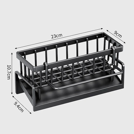 Kitchen Sink Drain Rack Organizer Sink Shelf Soap Sponge Holder Dishcloth Towel Rack Filter Basket Countertop Storage Spice rack