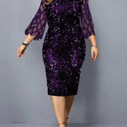 Purple  Dress / XXL