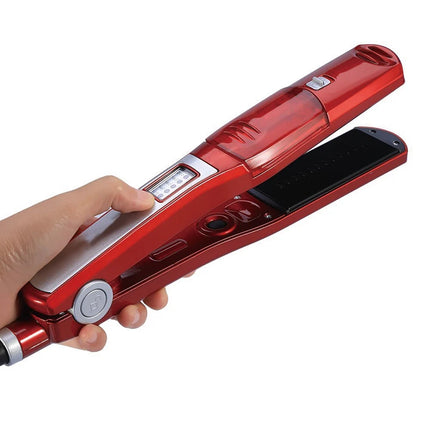 Portable electric ceramic liquid crystal display two-in-one steam hair dryer with multiple temperature control, suitable for both home and travel use