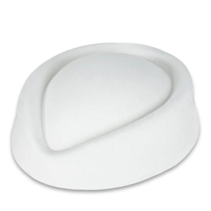 New British Retro Top Hats Formal Concave Top Felt Beret Solid Flight Attendant Hat Women Headwear