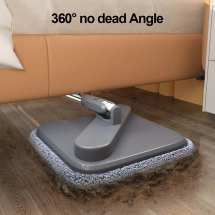 Practical Floor Cleaning Mop with Bucket Self-Cleaning Mop Hand-Free 360 Rotatable Adjustable for Automatic Door Corner