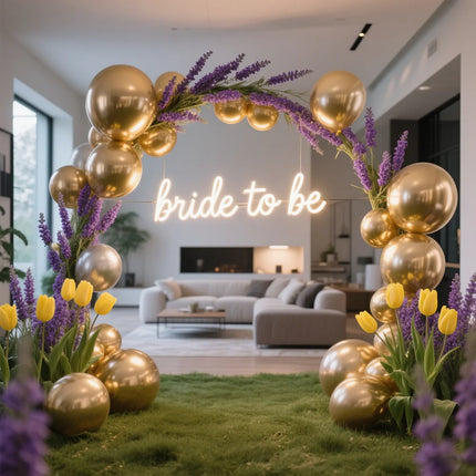 Metallic Glossy Balloon Chrome Metallic Gold Balloons Birthday Bride To Be Wedding Valentine's Day Decoration Anniversary Globos