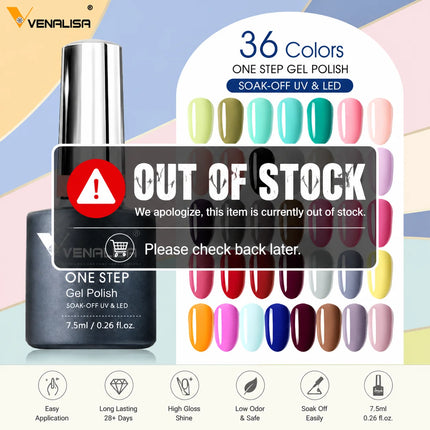 Venalisa Nail Gel Polish Kit HEMA TPO FREE Nude Pink Color Collection Self Leveling Full Coverage Nail Manicure Set 6Pcs Kit