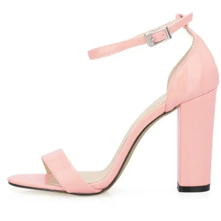 New 2026 Women Sandals 10cm Sexy High Heels Summer Fashion Trend Comfort Peep Toe Thick Heels Jazz Dance Female Shoes Plus Size