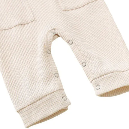 100% Cotton Jumpsuits Newborn Baby Rompers Folded Gloves Long Sleeved Sleepsuits Infantil Sleepers Roupa De Bebe Macacao Jumper