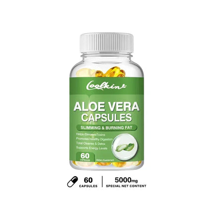 Aloe Vera Extract Capsules - Supports Intestinal, Digestive and Immune Health, Relieves Constipation and Balances Stomach AcidSu