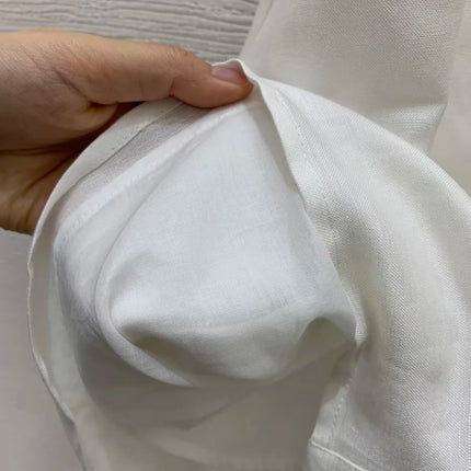 High quality women's 2026 new linen blend three-dimensional decal embroidery short sleeved lapel shirt dress with folded edges