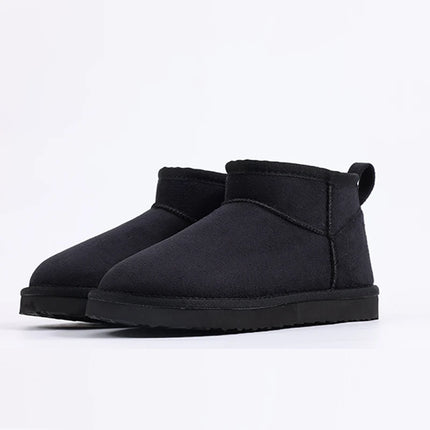 Comwarm Winter Fuzzy Snow Boots Women Fashion Brand Plush Short Ankle Boots Indoor Cotton Women Shoes Fur Home Women Mini Boots