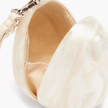Mini Pearl Bag Crossbody Beaded Necklace Shoulder Handbag Egg Evening Fashion Totebag Women Hand Lady Phone Handbags Small Woman
