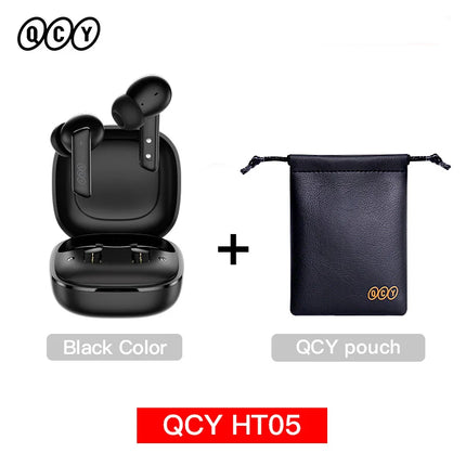QCY HT05 MeloBuds ANC Wireless Bluetooth 5.2 Earphones 40dB Active Noise Cancellation Headset In-Ear Mics Handfree Phone Earbuds