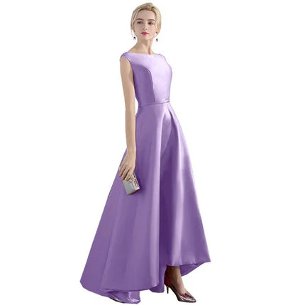 Satin Elegant Long Prom Evening Guest Summer Dresses For Women 2023 Sexy Host Wedding Bridesmaid Party Ball Gown Maxi Vestidos