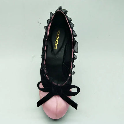 New 13CM/5inches PU Upper Fashion Sexy Exotic High Heel Platform Party Women Pumps Pole Dance Shoes D127