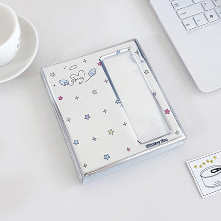 Cartoon Photo Booth Album For 40 Pcs 2x6 Inch Photo Strips Bookmark 20 Pcs 4x6 4R Photo Holder 40 Pages