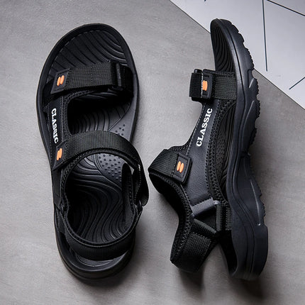 Men Sandals Summer Leisure Beach Holiday Sandals Men Shoes New Outdoor Sneakers Male Retro Comfortable Casual Sandals Men