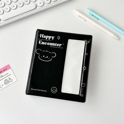 Cartoon Photo Booth Album For 40 Pcs 2x6 Inch Photo Strips Bookmark 20 Pcs 4x6 4R Photo Holder 40 Pages