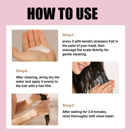 SAKURA Hair Cream with Keratin & Argan Oil - Intensive Repair for Dry/Damaged Hair, Frizz Control, 72H Moisturizing & UV Protect
