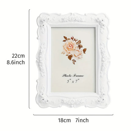 Pastoral style photo frame home table ornaments living room bedroom desktop decoration horizontal and vertical universal