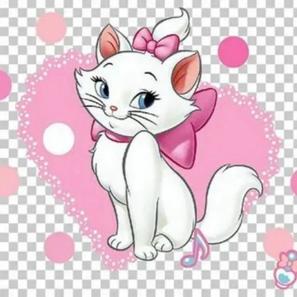 The Aristocats Photography Backdrop For Birthday Party Supplies Marie Photo Backgrounds Pink Marie Cat Theme Baby Shower Banner