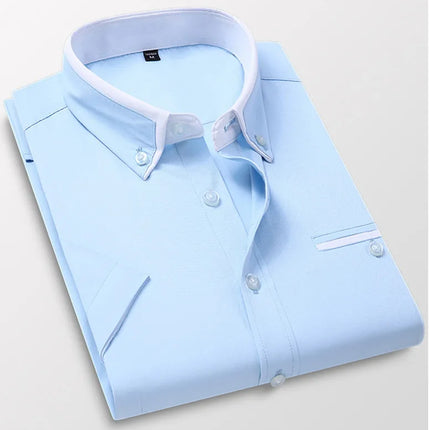 Men's Clothing  Arrival Men Shirt, Fashion Causal Long Sleeved Male Dress Social Business Cotton Shirt Soft Weeding White Shirts