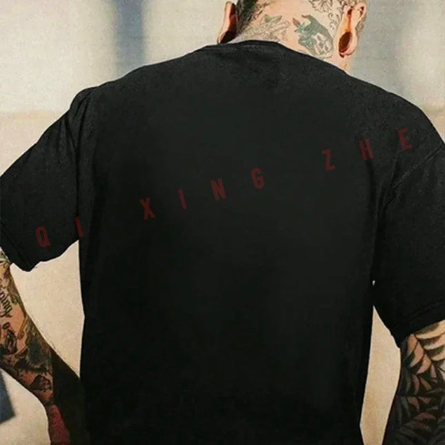 Motorcycle GucciS Modern Elegant And Timeless Classic USA Cotton T-shirt Summer Casual Short Sleeved O-Neck Unisex Tops