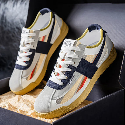 [Men's Skate Sneakers] Sneakers - Men's New Spring/Autumn Skate Shoes - Classic and Versatile - Fashionable and Trendy - Suitable for Daily Wear and Outdoor Leisure - Ideal as Birthday Gifts, Christmas Gifts, and Halloween Gi