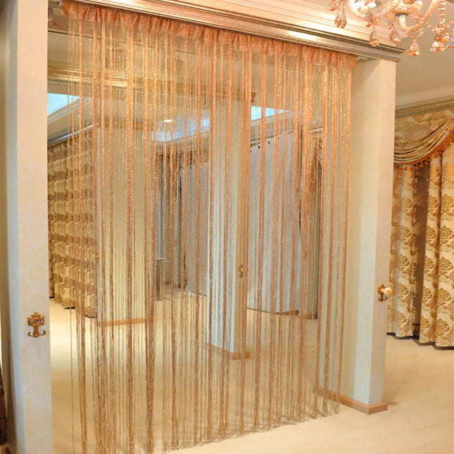 100 x 200cm Door Windows Hanging Beaded Decors Curtain String Summer Fly Insect Screen Tassel Panel Curtains Door Home Decor Hot