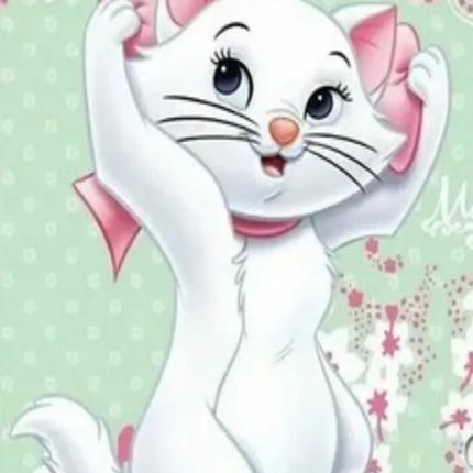 The Aristocats Photography Backdrop For Birthday Party Supplies Marie Photo Backgrounds Pink Marie Cat Theme Baby Shower Banner