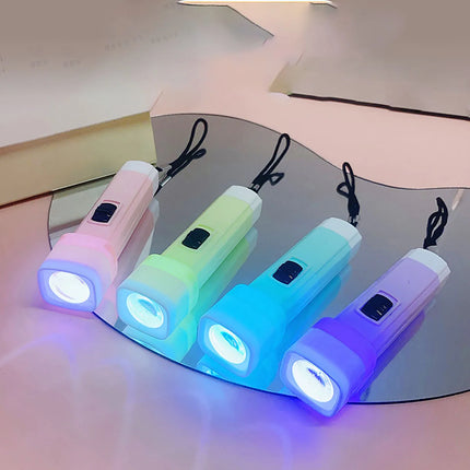 12/24 Pcs LED Mini Flashlight Kids Birthday Party Wedding Party Guest Gift Halloween Christmas Carnival Party Favor Decoration