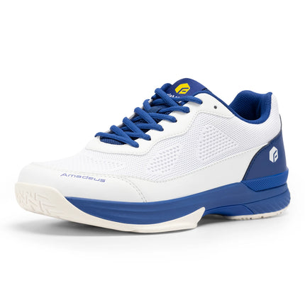 FitVille Men'S Tennis Shoes Wide Width 2E Professional Training Shoes Breathable Non-Slip For Racquet Sports With Arch Support