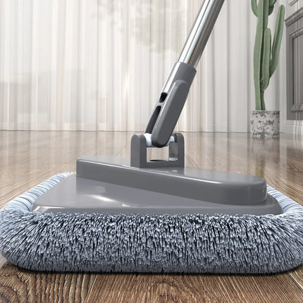 Practical Floor Cleaning Mop with Bucket Self-Cleaning Mop Hand-Free 360 Rotatable Adjustable for Automatic Door Corner