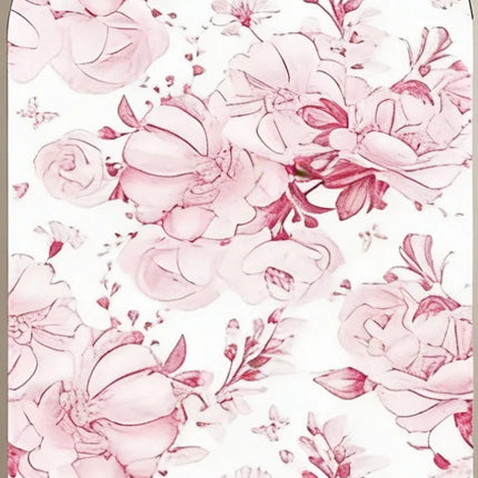 LS Custom 2-Sided Pink Bow Floral Pattern Girls 1st Birthday Party Baby Shower Cover Chiara Arch Background Decor Backdrop