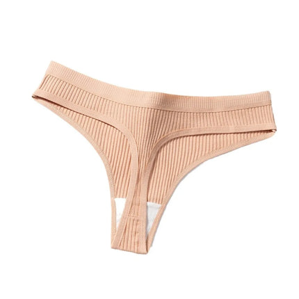 10Pcs/Set Cotton Underwear Women Low-Waist Thongs Sexy T-Back Stretchy Breathable Sports Panties Soft Sexy Lingerie M-XXL