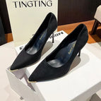 Black suede 9cm / 37