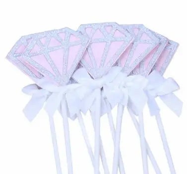 One With Butterfly Cake Topper Bowtie Happy Birthday Anniversary Kids Adult Pink Cupcake Baking Decor Party Flag One Year Old