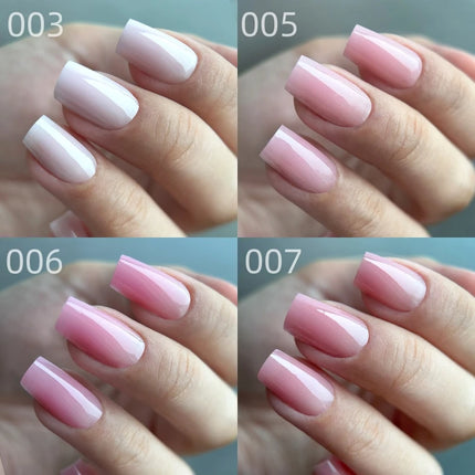 MSHARE 250g Clear Acrylic Gel Hard Gel For Nail Extension Pink Nude White Acrygel Hema TPO Free Builder Nail Gel French Nail Art