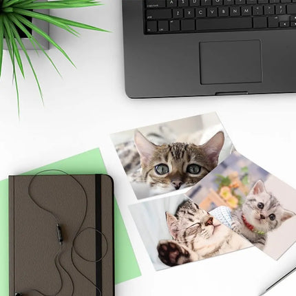 Glossy Photo Paper 4x6 inch 100 Sheets, 180gsm Premium Inkjet Printer Paper for Photos, Calendars, Cards, Brochures