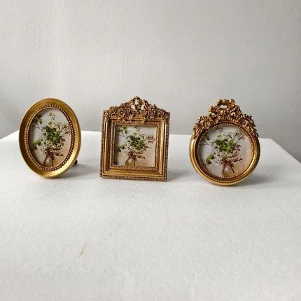 Retro Picture Frame Antique Ornate Photo Frame Old Fashioned Picture Frame Decorative Home Decors,Photo Gallery,Art B03E