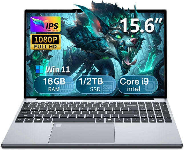 15.6 inch Gaming Laptop Computer Wins 11 Intel Core i9 8950HK/9900 16GB RAM 1TB SSD Fingerprint Unlock Notebook Laptop Backlight