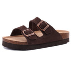 Cow suede-Brown / 44