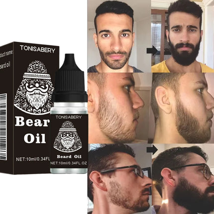 High Quality Fast Beard Growth Serum For Men Promote Beard Regrowth Thicker Longer Fuller Anti Hair Loss Essential Oil Hair Care