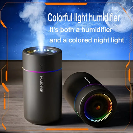 1PC Car Humidifier Colorful LED Aromatherapy Silent Ultrasonic Air Machine For Bedroom Office Portable Essential Oil Diffuser