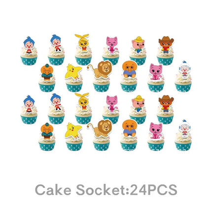 Circus Theme Clown Birthday Party Decoration Tableware Cup Plate Balloon Backdrop Baby Shower Kids Birthday Party Supplies Toy