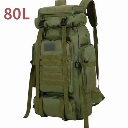 80L/100L  Mountaineering Bag Climb Bag Tactical Backpacks Large Backpack Outdoors Hiking Camping Travel Bags