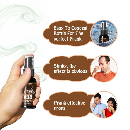 Joke Gag Prank Novelties  Stinky Gas Ass-Smelly Liquid Fart Spray Can Stink