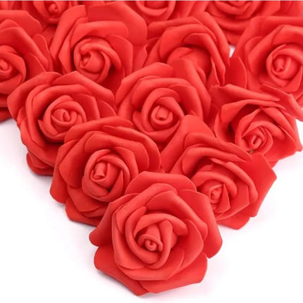 10/20/50Pcs Artificial Foam Rose Flowers PE Fake Flower for Home Room Dceor Wedding Party Halloween Thanksgiving Christmas Decor