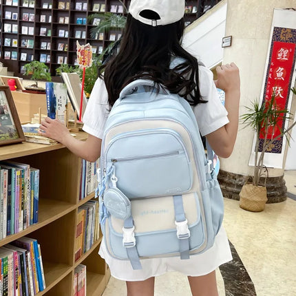 Fashion Girls School Backpack School Bags Teenage Laptop Backpack Casual Travel Backpack Book Bag Children Schoolbag Waterproof