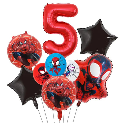 Spidey And His Amazing Friends Birthday Party Decoration Plates Tablecloth Cup Banner For Kids Birthday Balloon Party Favor Gift