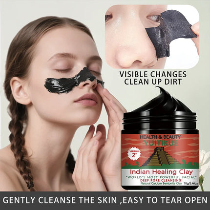 Peel-off blackhead mask for deep pore cleansing, minimizing pores, acne and blackhead removal cream, gel skincare